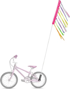 6 Fuß Fahrrad Flagge mit Stange für Sicherheit Pink Go Kart Flagge Trike Flagge Fahrrad Sicherheit - Bild 1 von 12