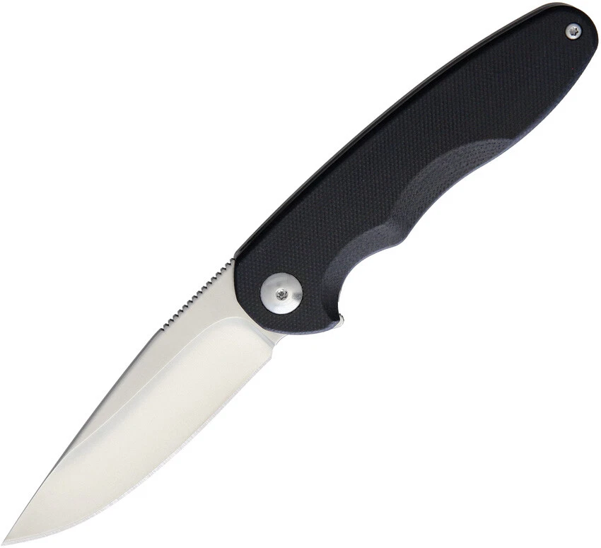 Brous Blades Specter Framelock Satinado Plegable Negro G10 y Cuchillo Inoxidable 212 Foto 1 de 1