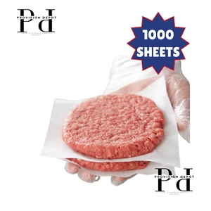 1,000 Sheets in a Convenient Box/5.5" x 5.5" Patty Paper For Burgers Parties - Picture 1 of 2