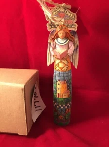 2004 JIM SHORE Heartwood Creek Angel w/ Book Hanging Ornament 117709 New in Box - Picture 1 of 12