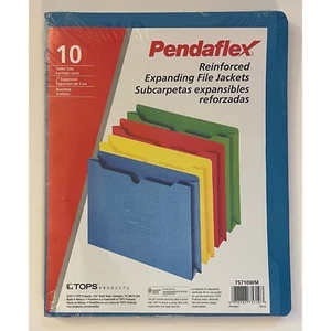 Pendaflex Reinforced Expanding File Jackets Letter Size 2" Expansion pack of 10 - Picture 1 of 6