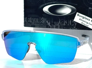 NEW Oakley CORRIDOR SQ Matte Clear PRIZM Sapphire Blue Lens Sunglass 9415-05 - Picture 1 of 17