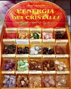 Series Of Zodiac Sign Natural Stones Crystal Energy Tumblestone Energy Chakra - Picture 1 of 20