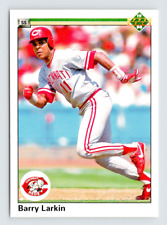 1990 Upper Deck Card, #167 Barry Larkin Hall of Fame, Cincinnati Reds