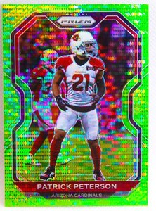 Patrick Peterson 2020 Neon Green Pulsar Prizm Refractor Card #270 ARI Cardinals