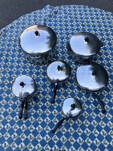 FARBERWARE Stainless Steel Aluminum Clad Pots/Pans Set - 12 pcs - Picture 1 of 6