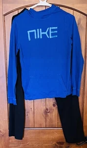 Nike Youth XL Hoodie + All In Motion XXL (18) Joggers Set – Boys Athletic Outfit - Picture 1 of 11