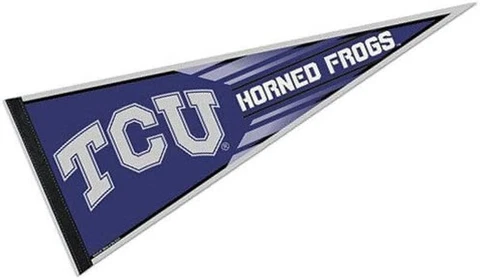 TCU Horned Frogs NCAA Classic Carded Felt Pennant 12 x 30" Cover