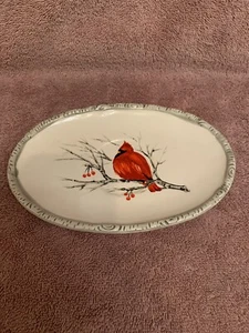 Global Design Connections Cardinal Oval Plate - Picture 1 of 2