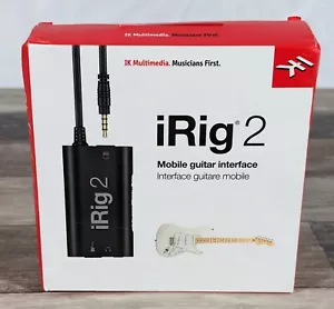 IK Multimedia iRig 2 Guitar Interface for iOS and Mac Brand New Factory Sealed - Picture 1 of 7