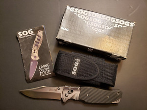 SOG Tomcat 3.0 Arc Lock VG10 S95CF SAN Mai Folding Knife Seki Japan w/Box Unused