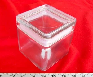 Anchor Hocking Glass Square Jar w/Sealed Lid: 1 QT - NEW OTHER!!!a - Picture 1 of 5