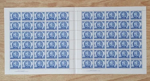Australia 1946 Mitchell Centenary in full sheet of 60 stamps Cover