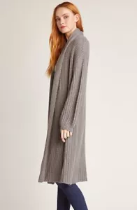 BB Dakota Gray Chunky Town Long Cardigan Size Small New with Tags - Picture 1 of 7