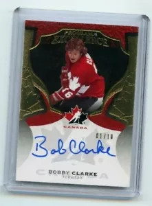 2016-17 The Cup Program of Excellence Autographs #POE-BC Bobby Clarke 1/10 - Picture 1 of 2