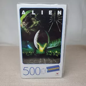 blockbuster Alien VHS case 500 piece jigsaw puzzle cardinal jigsaw NEW 2020 NIB - Picture 1 of 7