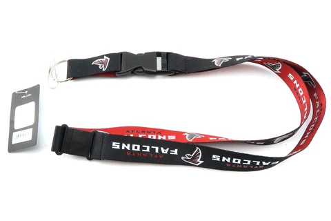 ATLANTA FALCONS NFL Football Officially Licensed Team Colors Reversible Lanyard Cover