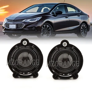 Front Bumper Fog Light Lamp Pair For Chevrolet Cruze 2016 2017 2018 2019 W/Bulbs - Picture 1 of 12