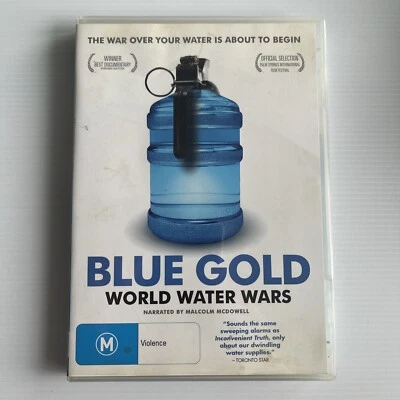 Blue Gold: World Water Wars DVD Malcolm McDowell Documentary - Image 1 of 4