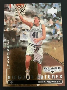 1998-99 Upper Deck Black Diamond Rookie RC 92 Dirk Nowitzki - Picture 1 of 2