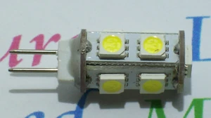 Lampada Led G4 1,5W Luci Casa Lampadario Faretto 9 SMD 5050 12V Bianco Freddo PV - Foto 1 di 3