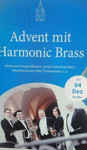 2 Konzertkarten Harmonic Brass für 04.12.2023 in der Dresdener Frauenkirche - Bild 1 von 1