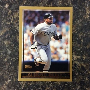 Topps #331 1998 Albert Belle Medias Blancas de Chicago - Imagen 1 de 2
