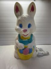 Easter Bunny Blow Mold General Foam Plastics Nice Shape With Replacement Cord
