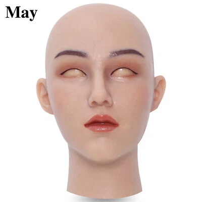 Máscara realista Roanyer cara de silicona para cosplay travesti hombre a mujer Foto 1 de 4