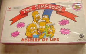 Vintage The Simpsons Mystery of life board game sealed cello 1990 TV f23 - Picture 1 of 5