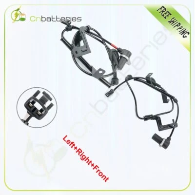 Par de 2 sensores de velocidade de roda ABS dianteiro esquerdo e direito compatível com 2001 compatível com Hyundai XG300 - Imagem 1 de 4