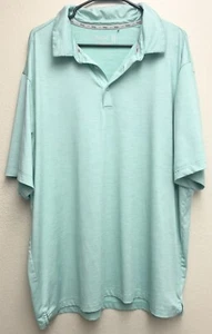 Camisa polo de golf Walter Hagen 11 Majors - azul/blanco XXL USADA EN EXCELENTE ESTADO poliéster/spandex - Imagen 1 de 3