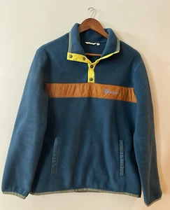 COTOPAXI M's TECA Fleece Snap T finto collo pullover strato intermedio Mido Teal Copper M - Foto 1 di 4