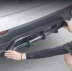 Black For 2022-2023 Lexus NX 250 350 350h Rear Bumper Lower Diffuser Lip Spoiler - Picture 1 of 4