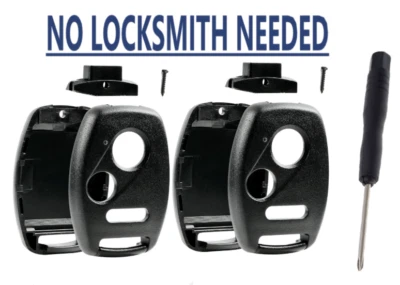 X2 DIY Repair Kit For 2003-2013 Honda Odyssey 3 Button RK CASE + SCREWDRIVER - Image 1 of 4