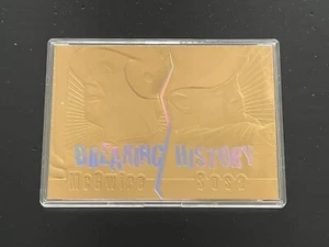 1998 Bleachers Mark McGwire Sammy Sosa Breaking History 23kt Gold Card - Picture 1 of 2