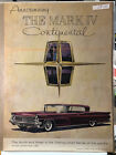 1960 Lincoln Contiental Mark IV Purple Vintage Automobile Car Magazine Ad
