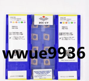 ZCC.CT CCMT09T308-AHF YB6315 inserti in carburo lama tornitrice alesatrice CNC 10pz - Foto 1 di 1