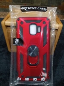 Creative Case TJS Phonecase For Samsung Heavy Duty Red/Black - Picture 1 of 2