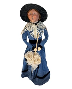 Byers’ Choice Victorian Woman Red Hair Parasol Regenschirm Crocheted Shawl 2007 - Bild 1 von 9