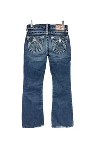 True Religion BILLY SUPER T mit kultiger Super-T-Stitch Jungen Größe 8 Y2K - Bild 1 von 8