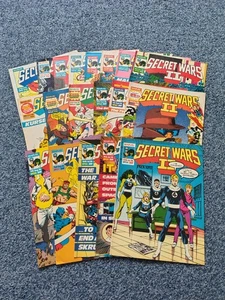 19x SECRET WARS II UK COMICS 1980s MARVEL #54-74 RUN (BAR 3) +SPECIAL 2 GOOD CND - Picture 1 of 8