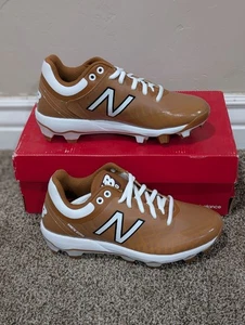Größe 5 Herren New Balance Braun Weiß Schnürschuhe Multisport Stollen PL4040L5 - Bild 1 von 8