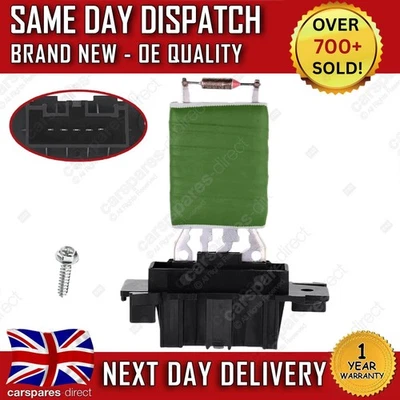 FIAT PUNTO / GRANDE PUNTO / PUNTO EVO 2006-ON HEATER BLOWER MOTOR FAN RESISTOR - Image 1 of 4