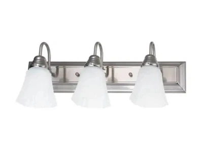 Luz de tocador Miseno ML14296-BN 3 luces de 24" de ancho - níquel cepillado ***TAL CUAL***NUEVA* Foto 1 de 4