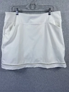 Lilly Pulitzer Luxletic Skirt Womens 14 White Performance Activewear Tennis Golf - Picture 1 of 8