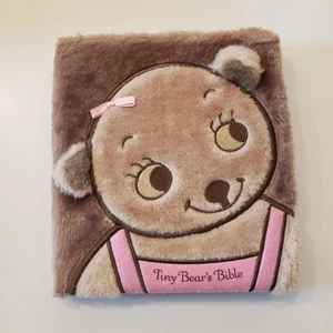 Tiny Bear's Bible Pink Children's Book Sally Lloyd Jones 2007 Board Soft Fuzzy - Picture 1 of 5