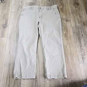 Duluth Trading Co Hose Herren 42x28 (passt 40x25) hellbraun Flex Feuerwehrhose Relaxed Fit - Bild 1 von 12