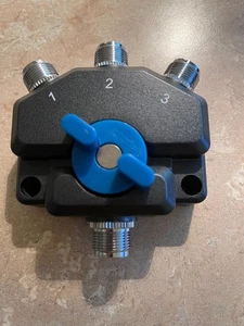 SHARMAN AV-SW3M 3-WAY SO-239 COAX SWITCH - Picture 1 of 3