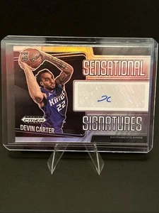 2024-25 Prizm Black - Devin Carter - Sensational Signatures - Silver (RC) - Picture 1 of 6